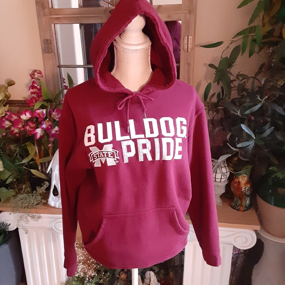 Mississippi State, BULLDOG PRIDE, NCAA, Cotton Blend Hoodie,  Size Medium